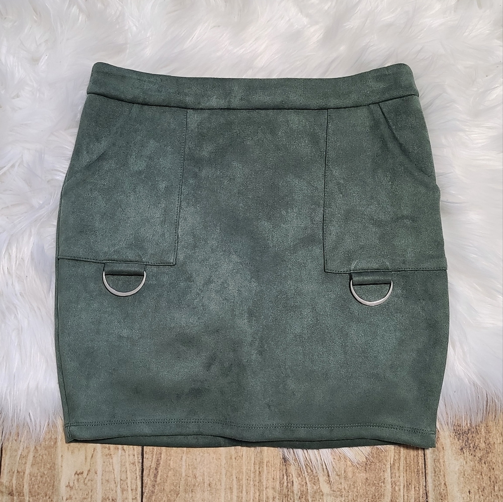 SEEK the label suede skirt